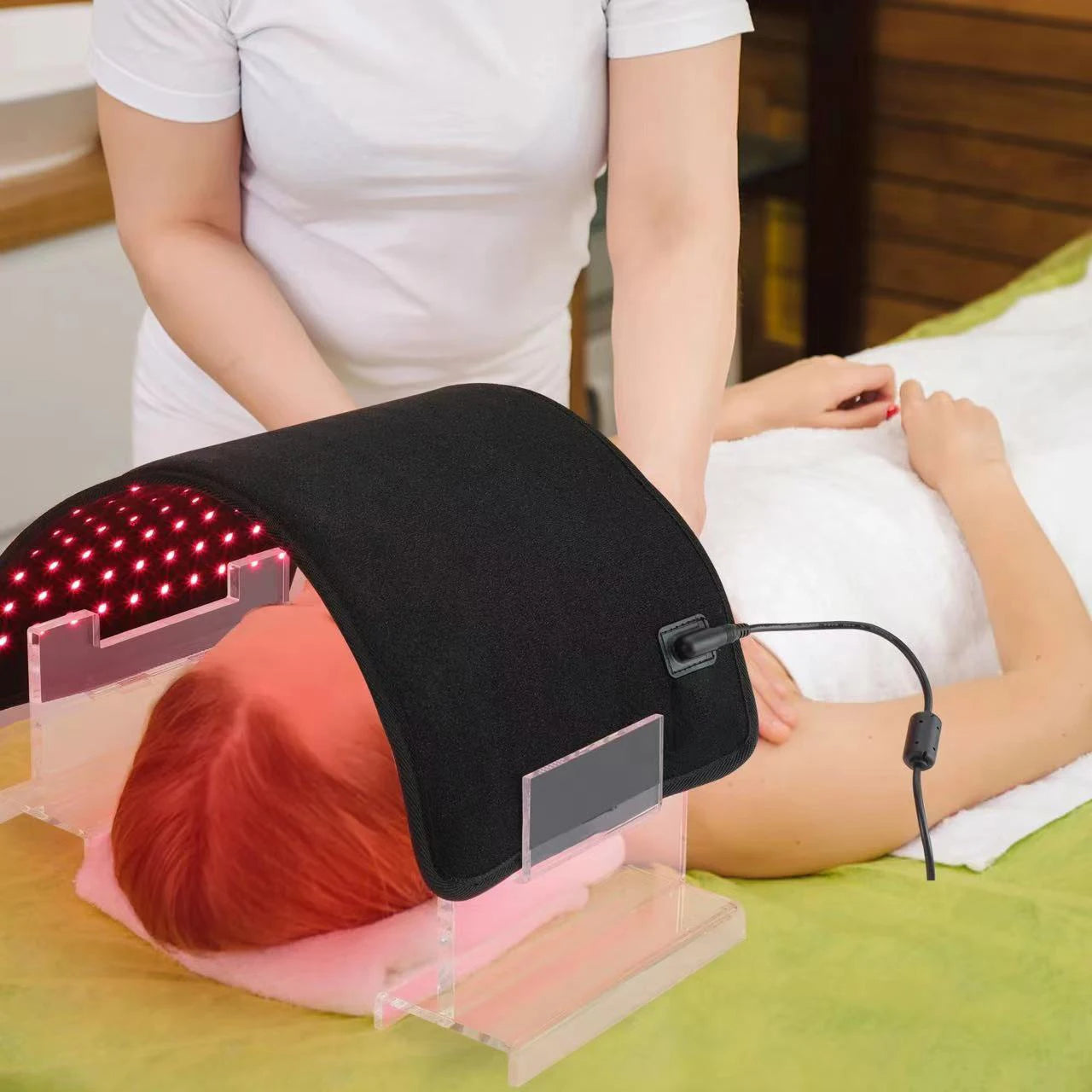 Medical-Grade At-Home Infrared Light Therapy Pad Belt For Pain Relief