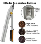 Professional 2 in 1 Rotating Iron Hair Brush