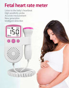 Moniteur de fréquence cardiaque fœtale Doppler pour grossesse
