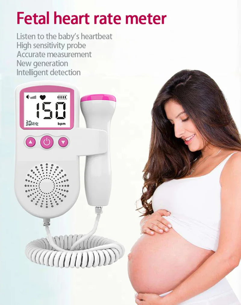 Moniteur de fréquence cardiaque fœtale Doppler pour grossesse