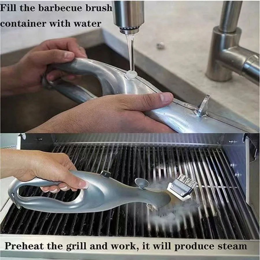 Brosse à vapeur pour barbecue - Grill Master 