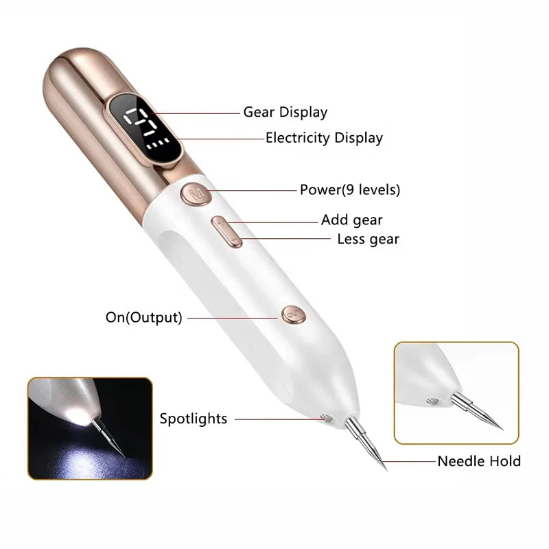 Stylo Plasma pour enlever les grains de beauté, les verrues et les taches cutanées