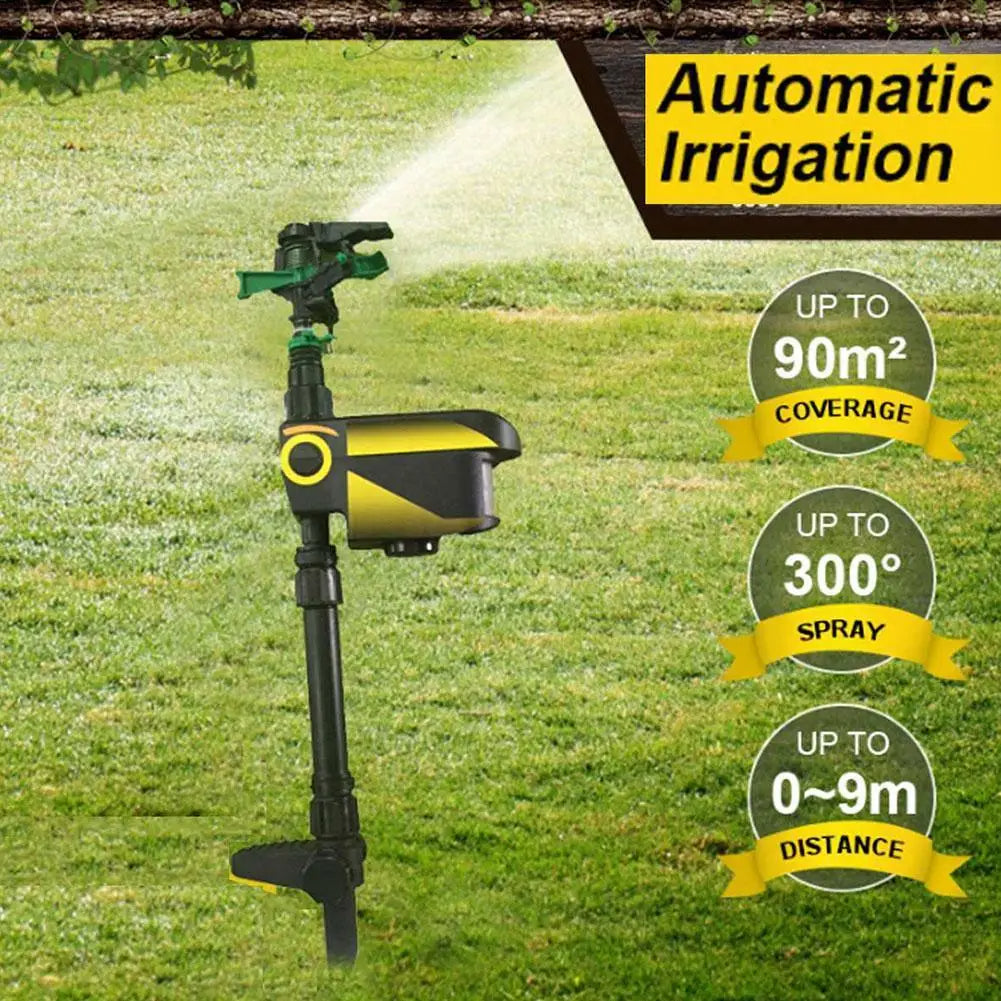 Arroseur de jardin répulsif pour animaux automatique à détection de mouvement – Arroseur extérieur avec capteur pour pelouse et jardin