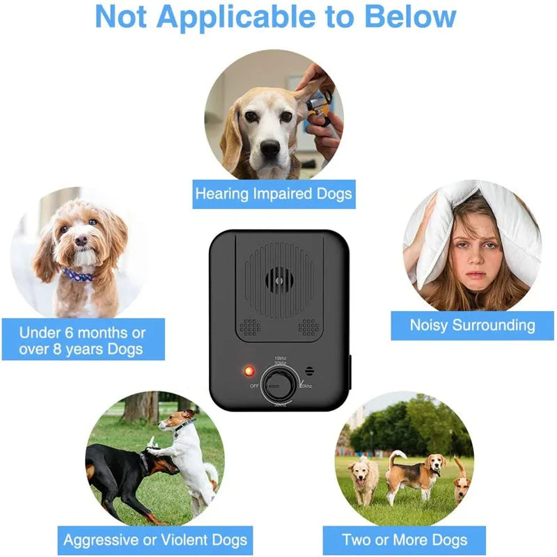Solution Ultrasonique Anti-Aboiements pour Chiens