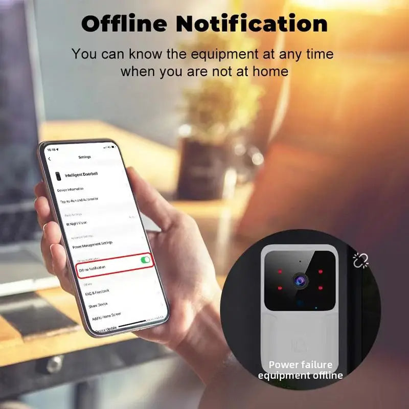 Smart Wireless Video Doorbell Camera