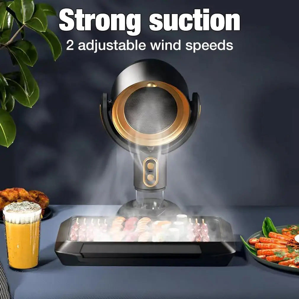 Hotte de Cuisine Portable – Puissante, Rechargeable et Parfaite pour Tous les Espaces