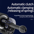 Electric Drain Auger - Electric Toilet Clog Remover High Feed Force Versatile Automatic Clamping Release for Cleaning