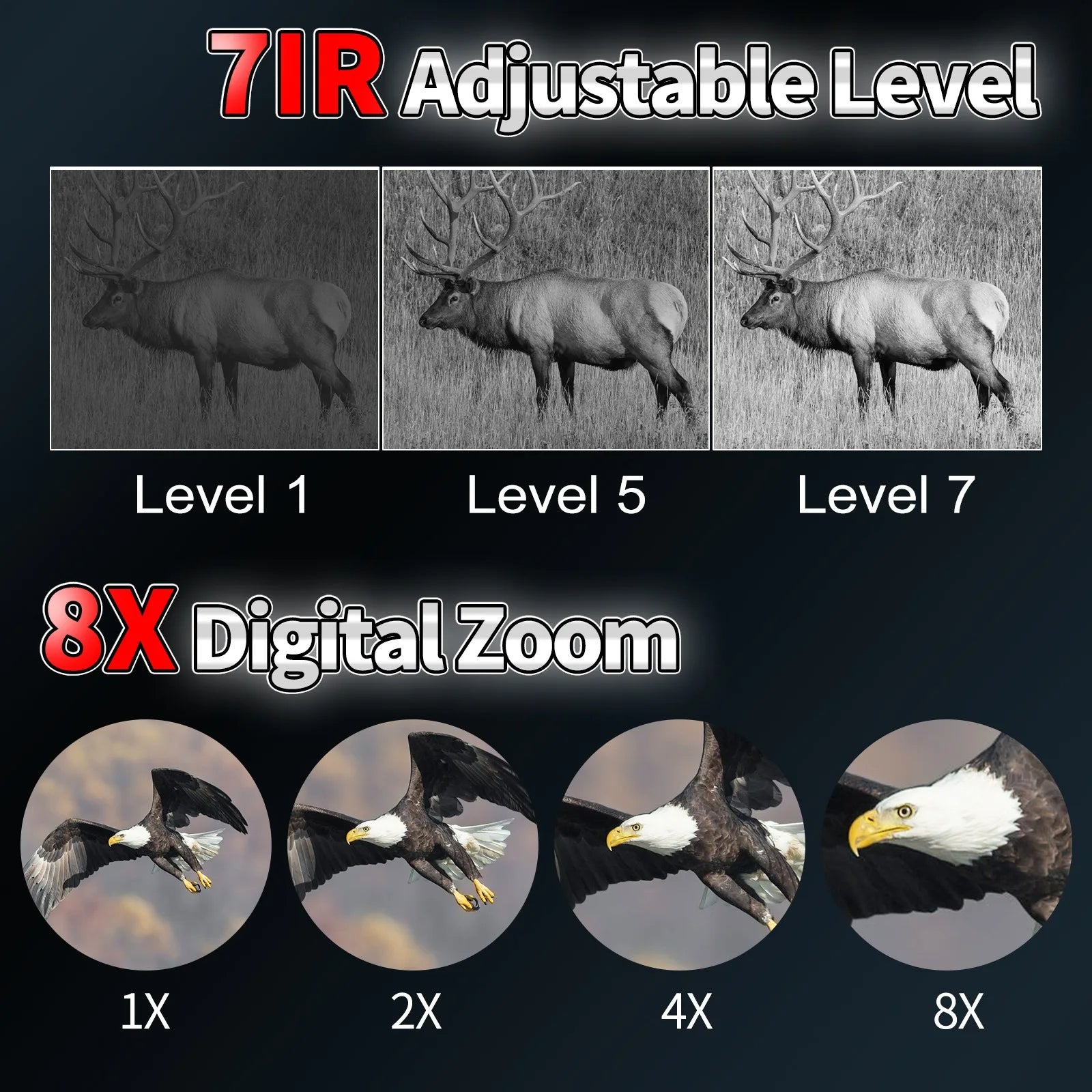 Jumelles 3D à Vision Nocturne Infrarouge