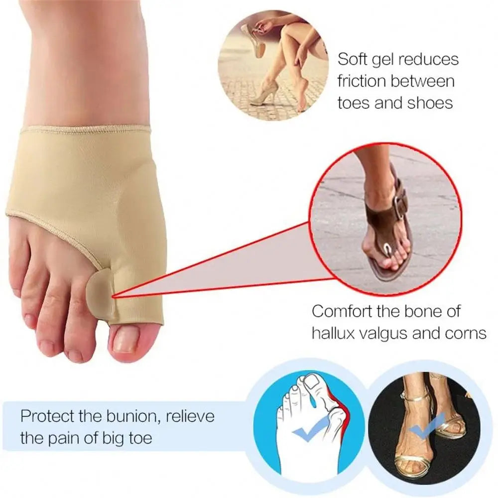 Redresseur d’orteils orthopédique avec balle de massage
