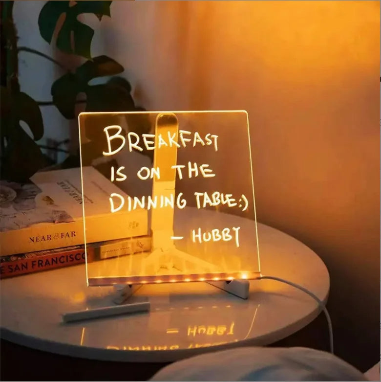 GlowSketch™ LED Drawing Board – Reusable Creativity, Soothing Night Light & USB Rechargeable for Kids
