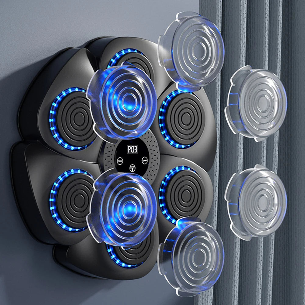Smart Music Boxing Machine for Interactive Punching Workouts