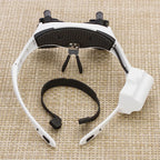 Headband Head Magnifier 8 Lens LED Light Jeweler Glasses