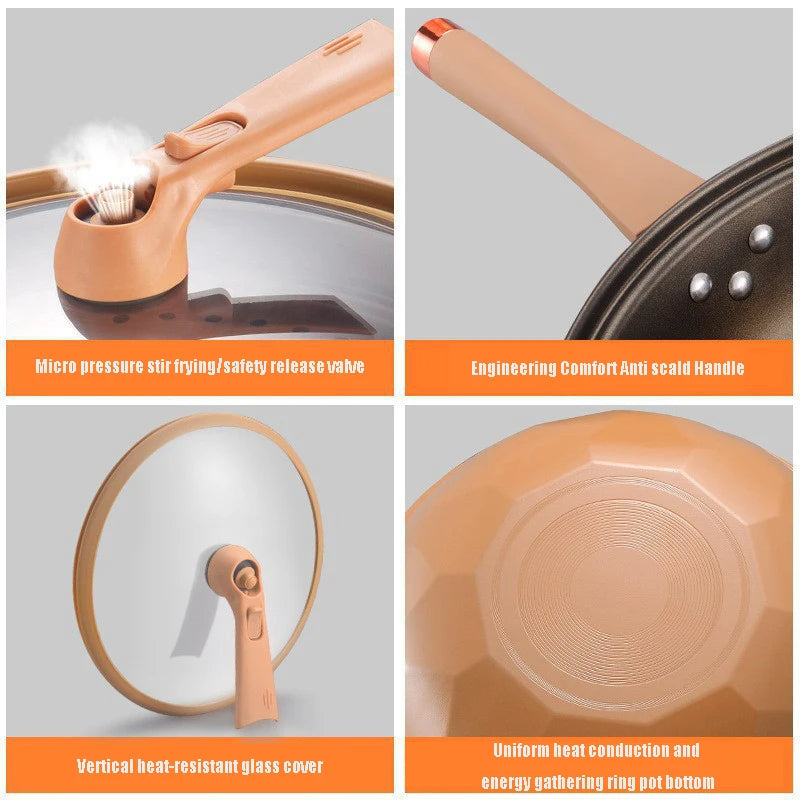 Eco Cuisine - Premium Wok for all heat sources