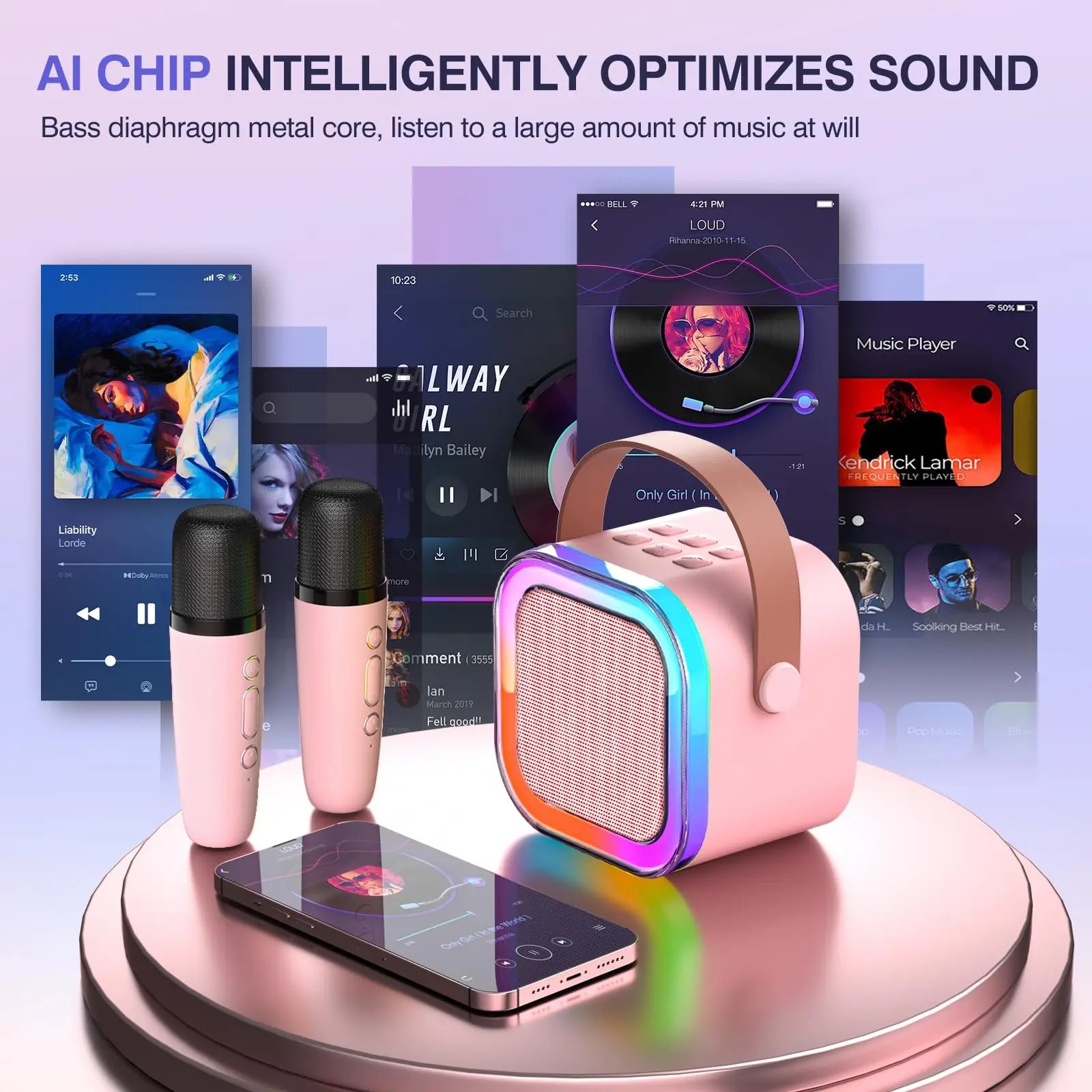 Speaker With Microphone Set