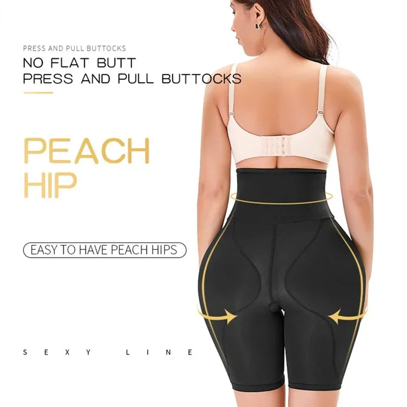 Hourglass Hip Shaper - High Waist Hip Padded Enhancer Booty Lifter Tummy Control Panty