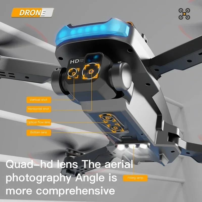 Drone Compact 8K avec Caméra HD – Photographie et Vidéo Aérienne Faciles