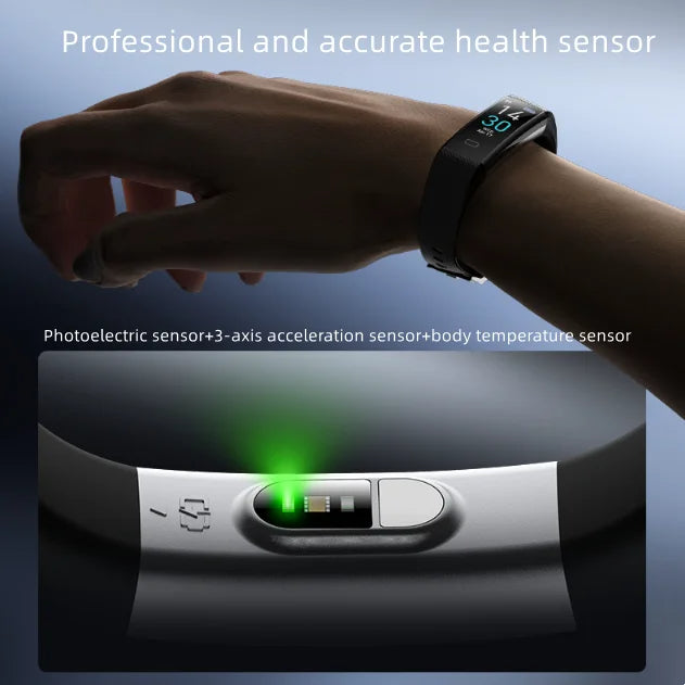 Montre Intelligente avec Moniteur de Tension Artérielle et Fréquence Cardiaque
