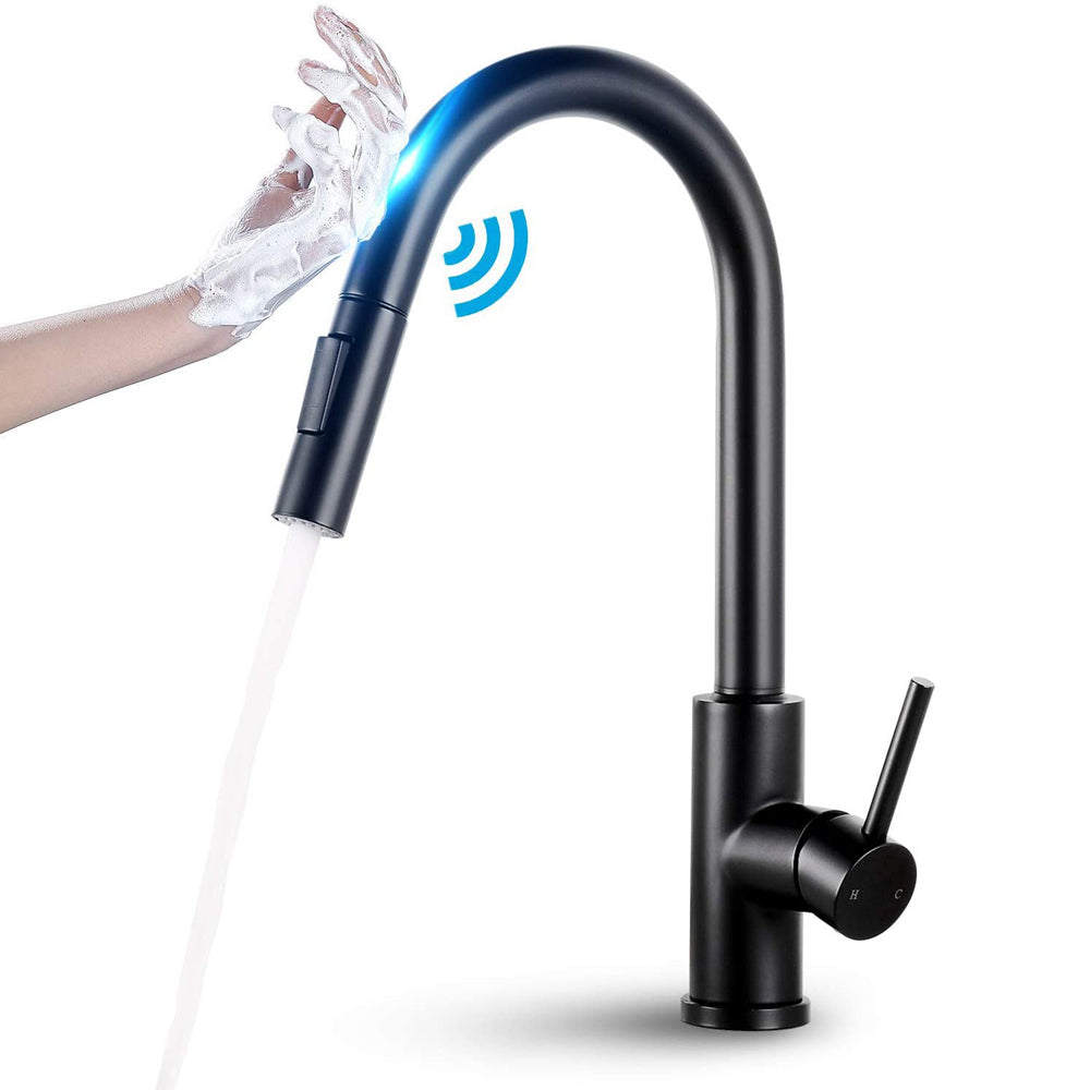 Robinet de Cuisine à Capteur Tactile avec Pulvérisateur Extractible – Design Intelligent et Moderne