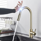 Robinet de Cuisine à Capteur Tactile avec Pulvérisateur Extractible – Design Intelligent et Moderne