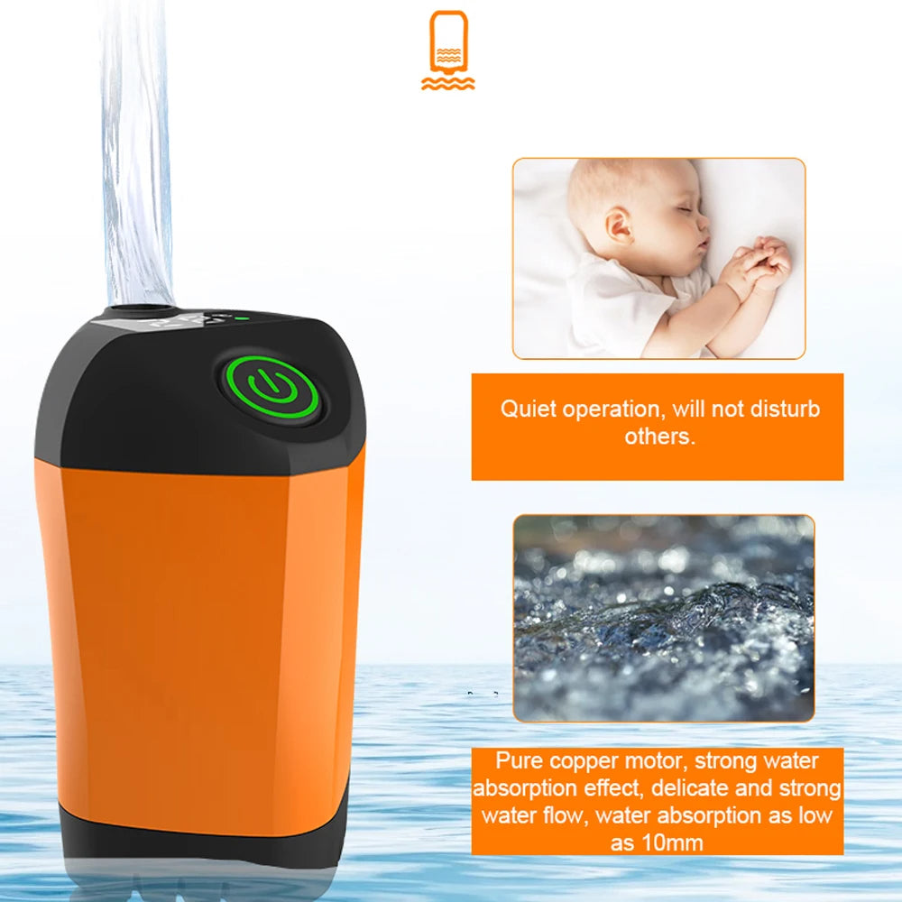Douche électrique portable pour camping en plein air avec affichage de la température