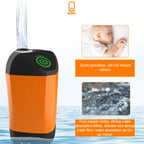 Douche électrique portable pour camping en plein air avec affichage de la température