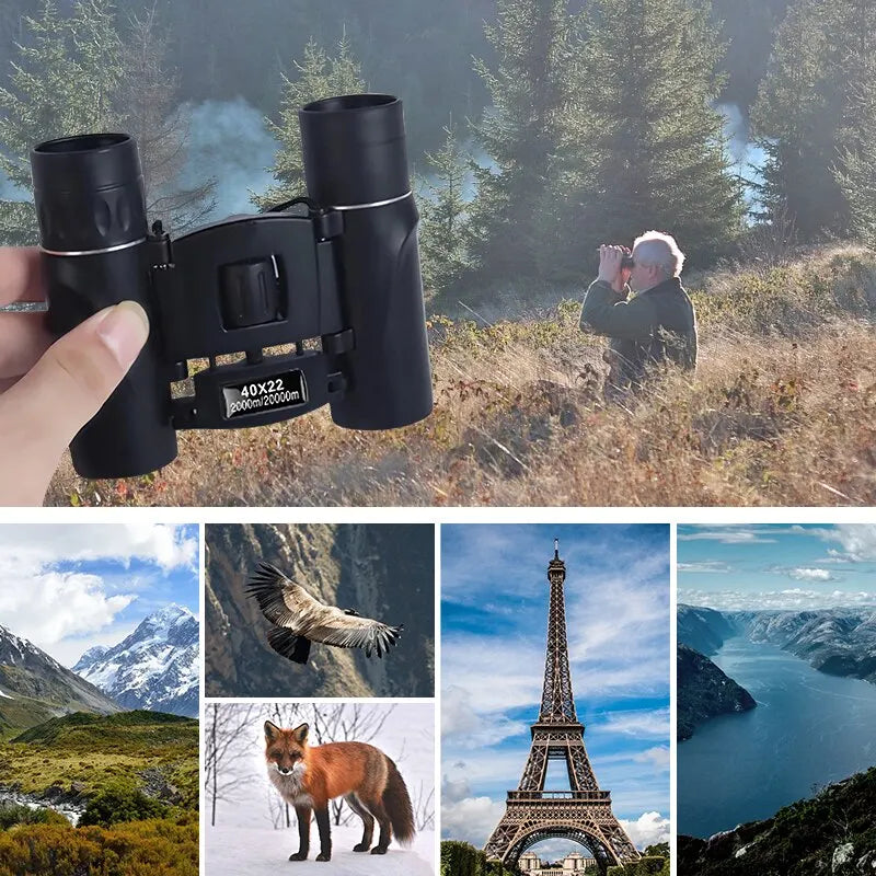 Militaire HD 40x22 Jumelles Télescope de Chasse Professionnel
