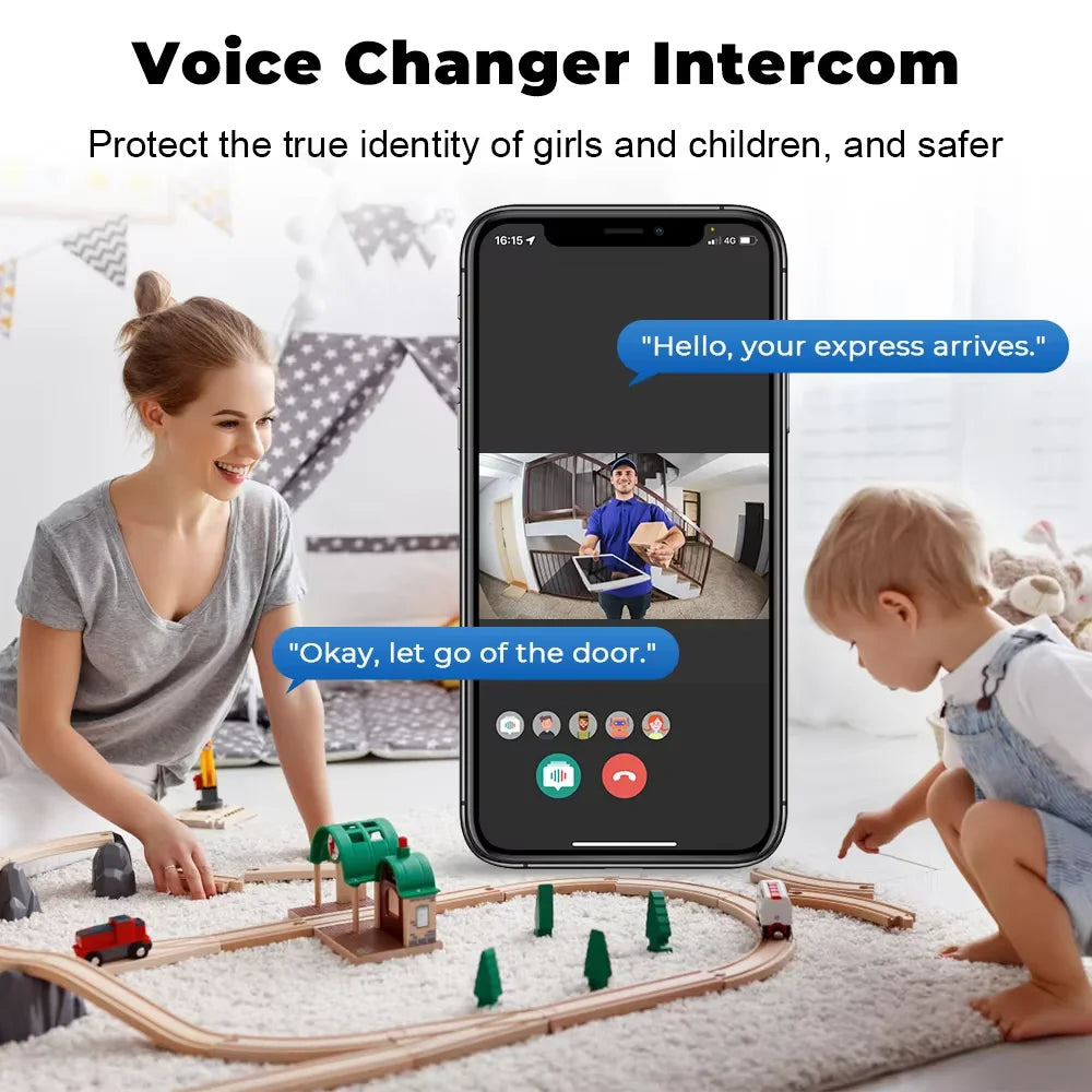 Smart Wireless Video Doorbell Camera