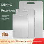 Planche à Découper en Acier Inoxydable – Antibactérienne et de Qualité Alimentaire