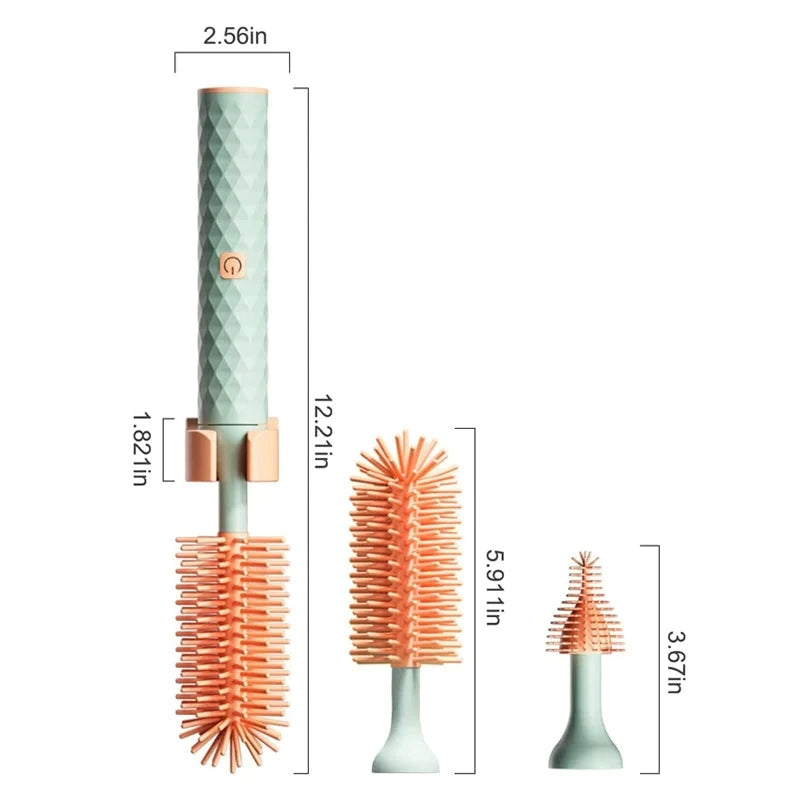 Electric Silicone Bottle Brush