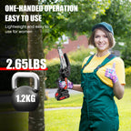 Mini Chainsaw 6 Inch - Powerful Cordless Rechargeable Handheld Small Electric Saw