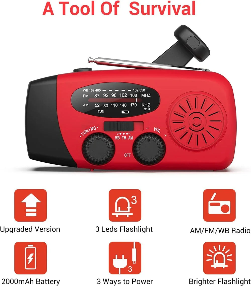 LifeSaver Multifunctional Wind Up Radio