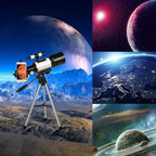 Télescope astronomique professionnel – Observation de la Lune avec trépied et table – Zoom 150x