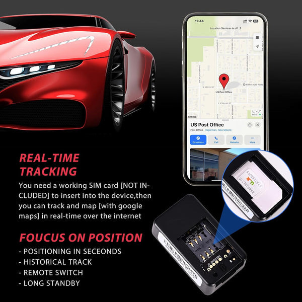 Mini traceur GPS magnétique mondial