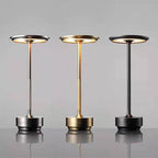 Lampe de Table Moderne Aura Sans Fil – Lampe de Table Rechargeable avec Commande Tactile & Design Nordique Moderne
