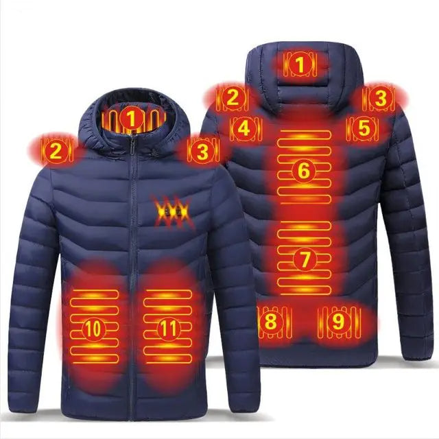 Electric 11 Areas Heated Hoodie Jacket