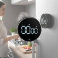 minuterie-de-cuisine-smarttime | fonctionnement simple à un tour, grand écran LED et alarme réglable pour cuisine, étude et usage en classe