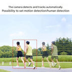 Caméra de Sécurité Sans Fil DualGuard 4K avec Panneau Solaire – 4K Ultra HD, Zoom 10x, Vision à 360°, Vision Nocturne, Audio Bidirectionnel, Étanche IP66