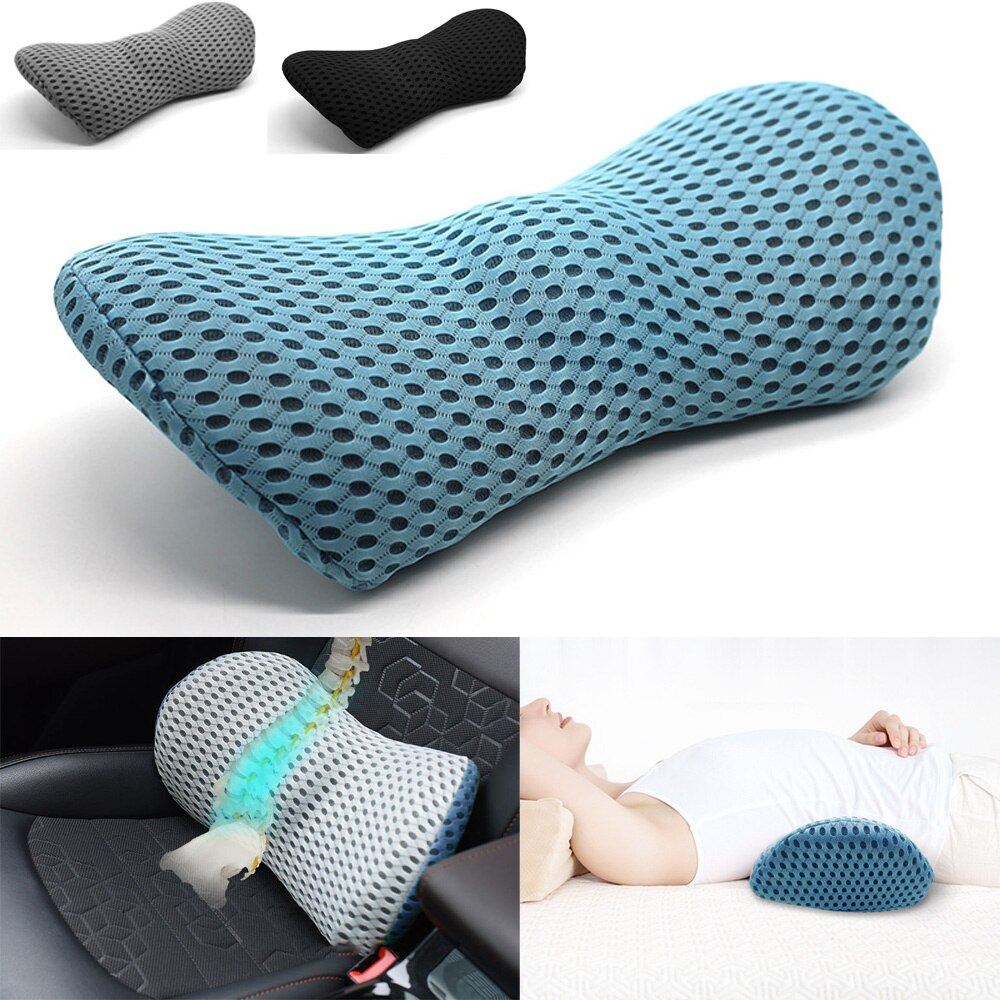 Coussin de soutien lombaire CoreComfort – Coussin dorsal orthopédique en mousse à mémoire de forme pour une posture saine