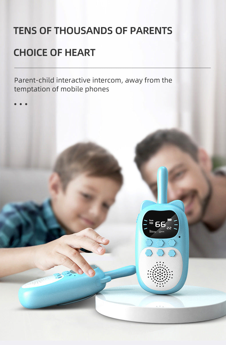 Kids Digital Walkie Talkie Set | 3KM Range With LCD Display