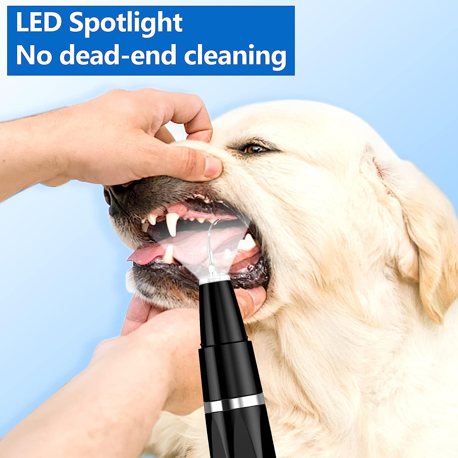 Détartreur Ultrasonique Professionnel pour Animaux – Soin Dentaire Doux et Efficace pour Chiens et Chats