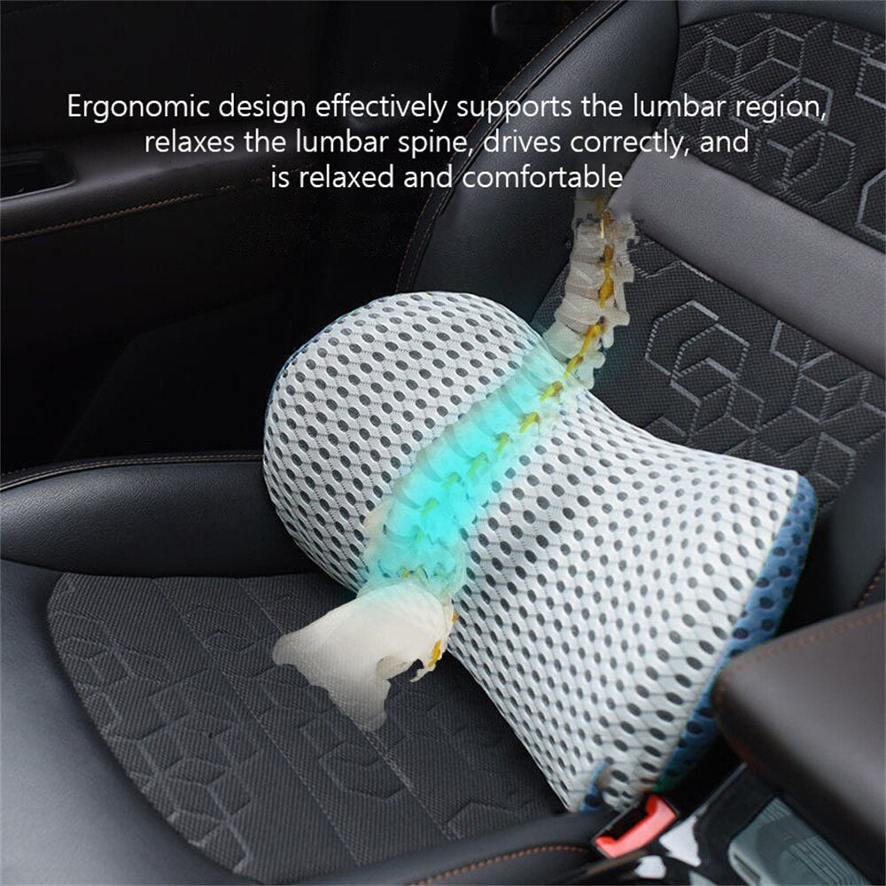 Coussin de soutien lombaire CoreComfort – Coussin dorsal orthopédique en mousse à mémoire de forme pour une posture saine