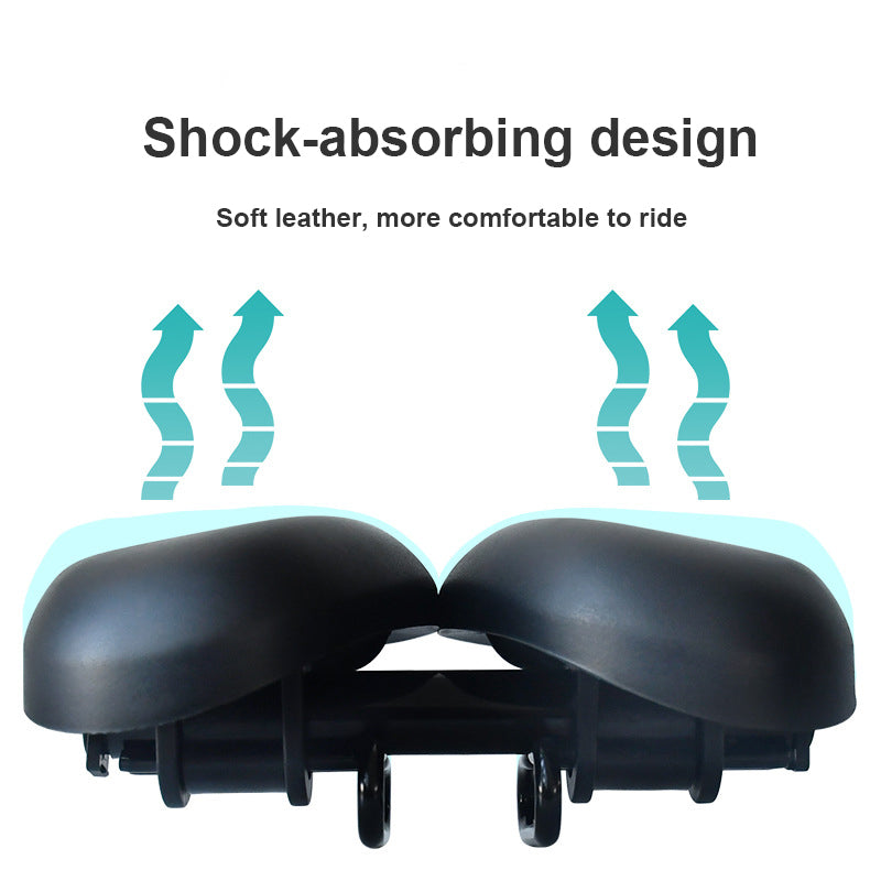 Noseless Bicycle Saddle – Comfortable, Ergonomic & Wide Seat for All Bikes – Perfect for Long Rides!