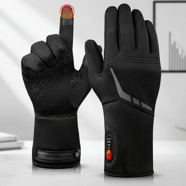 Heated Gloves Battery Powered Waterproof Touchscreen Winter Gloves