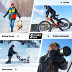 Heated Gloves Battery Powered Waterproof Touchscreen Winter Gloves