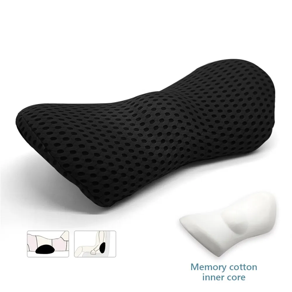 Coussin de soutien lombaire CoreComfort – Coussin dorsal orthopédique en mousse à mémoire de forme pour une posture saine