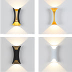 Curved Exterior Wall Light – LED Outdoor Fixture
