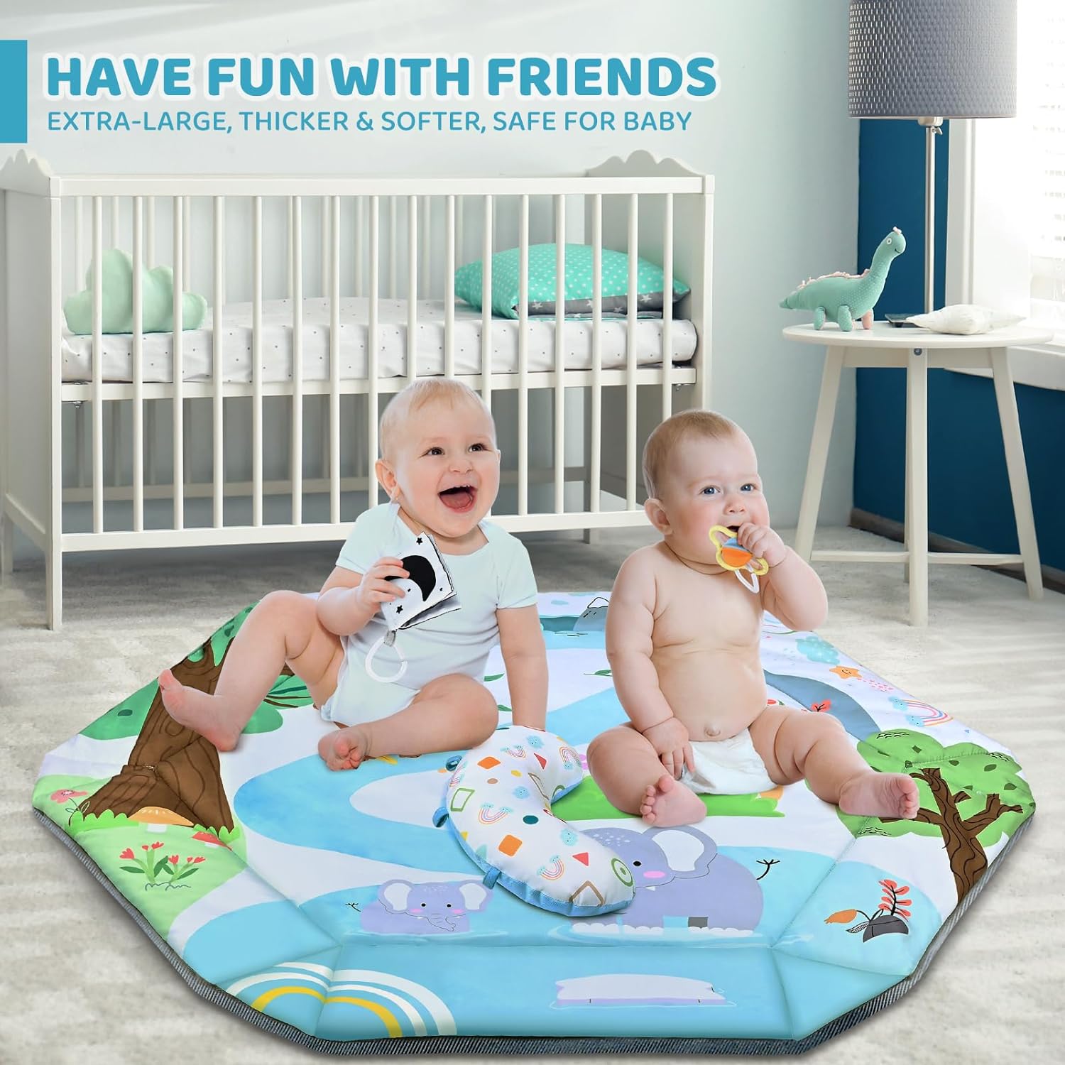 Baby Activity Play Mat | 8-in-1 Sensory Development Center