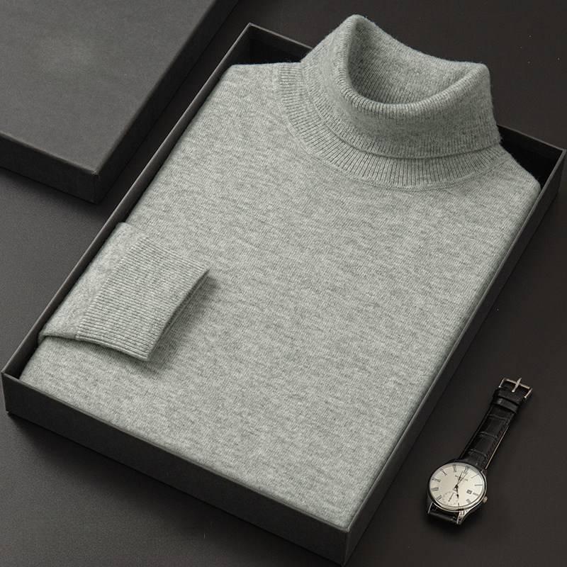 Men’s Turtleneck Jumper – Premium Autumn Knitwear