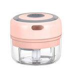 Rechargeable Mini Electric Garlic Crusher – Cordless Garlic Press & Food Processor