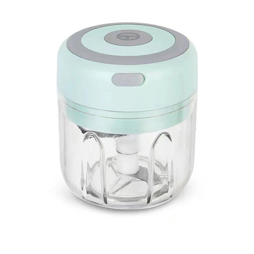 Rechargeable Mini Electric Garlic Crusher – Cordless Garlic Press & Food Processor